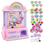 Amy&Benton Claw Machine for Kids Grabber Arcade Crane Vending Toy with Prizes for Girls