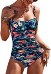 Ekouaer Women's One Piece Swimsuit 