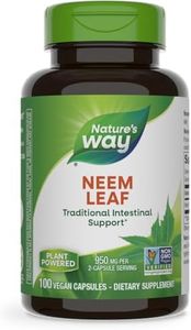 Nature's Way Premium Herbal Neem Leaf 475 mg, 100 Vcaps (Packaging May Vary)