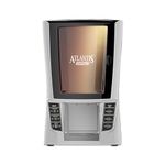 ATLANTIS Compact Coffee Machine with 2 Lane Hot Beverage Dispensing Option – Space Saving, Cost Effective Solution | For Shops, Offices, Hotels, Restaurants and Clinics