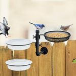 CQAIRIOU Wall Mounted Bird Feeder w