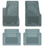 Koolatron Pants Saver Custom Fit 4 Piece All Weather Car Mat for Select Ford Mustang Models (Grey)