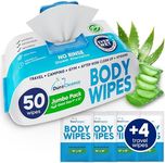 XL Body Wipes for Adults Bathing No