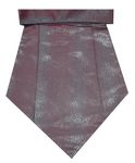 LEONARDI Mens Satin Microfiber polyester printed cravat pack of 1 12 x 9 inches tweed fabric Superior finishing Packaging – comes in a white window box Design- Dark Maroon