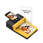 KODAK Dock 4PASS Instant Photo Printer (4x6) (Instant Photo Printer + 10 Sheets)