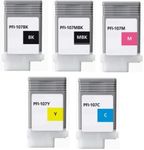 MS.R Remanufactured Ink Cartridges Replacement for Canon PFI-107 to use with Professional Inkjet iPF670 iPF680 iPF685 iPF770 iPF780 iPF785 Printers (2MBK, BK, C, M, Y) 6 Pack