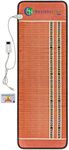 HealthyLine TAO Far Infrared Heating Pad - Natural Crystal Gemstones Mat for Back Pain - Full Body Auto Shut Off- Rejuvenating Negative Ions Therapy - 72" x 24"