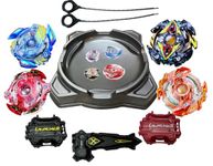 Bestie toys Big Stadium Battle Metal Burrst Top Clash of Tornado Speed Top Stadium Battle with 2 top +2 Layer,2 Launcher 1 Handle and 2 Cord for Kids and Adult