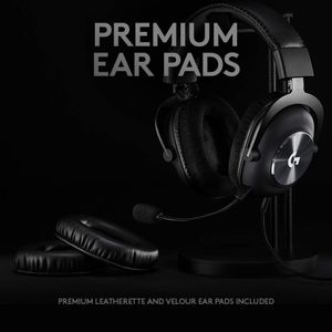 Logitech G PRO X Gaming Headset – Black, Wired Over-Ear