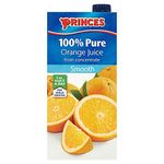 Princes 100% Pure Orange Juice from Concentrate Smooth 1 Litre (Pack of 12 x 1ltr)