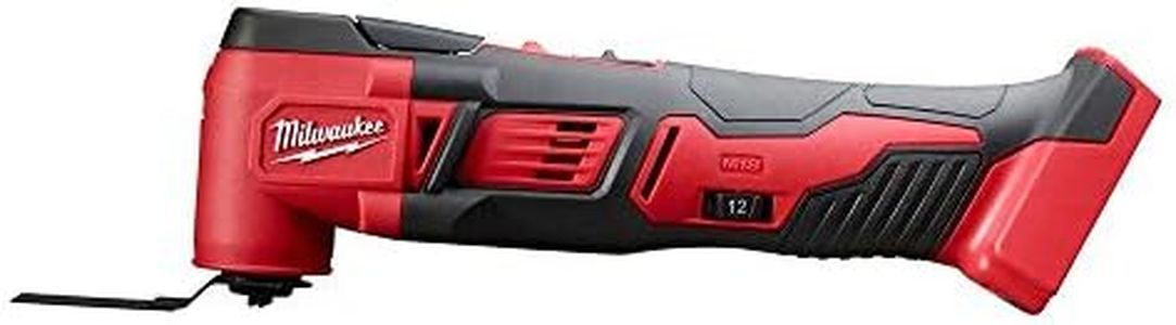 Milwaukee 2626-20 M18 18V Lithium Ion Cordless 18,000 OPM Orbiting Multi Tool with Woodcutting Blades and Sanding Pad with Sheets Included (Battery Not Included, Power Tool Only)