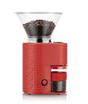 Bodum Bistro Electric Burr Coffee Grinder, Red