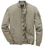 TBMPOY Men's Quilted Bomber Jackets
