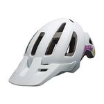 Bell Nomad JR MIPS Youth Helmet 2020: Matte White/Purple Unisize 52-57cm