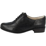 Clarks Womens Casual Clarks Hamble Oak Leather Shoes, Black (Black Leather)*5.5 UK