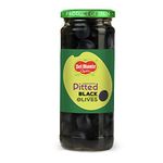 Del Monte Black Pitted Olives 450g l Imported from Spain | 100% Natural | Suitable for Pizza, Pasta Topping, Garnishing Salad, Wraps | Source of Fibre, Gluten Free, No Added Preservative