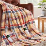 Heated Blanket Electric Throw, 50X6