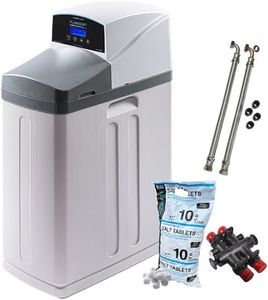 Monarch SE-11 Plumbsoft Electric Water Softener + 22mm Maxflow Hoses + 10KG Salt