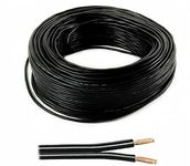 electrosmart Black Multistrand 2 x 0.5mm Speaker Cable Ideal for Car Audio & Home HiFi (10)