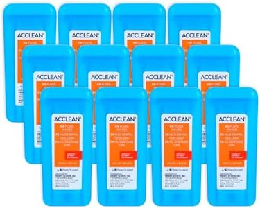 Acclean Dental Floss, Shred Resistant Nylon, Waxed, 200 Yards of Dental Floss, Unflavored, Office Size, 12/Bx