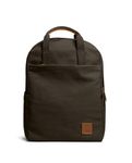 DailyObjects Clove Field Daypack |Casual backpack fits upto 14" inch laptop with Luggage Sleeve| Unisex Travel Backpack | Made of Durable Canvas Material | Zippered Compartments with Pockets