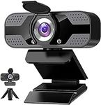 Webcam with Microphone for Desktop,