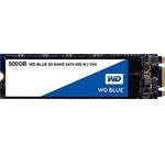 Western Digital WDS500G2B0B WD Blue 3D NAND Internal SSD M.2 SATA, 500 GB - Black