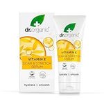 Dr Organic Vitamin E Scar & Stretch Mark Serum, Moisturising, All Skin Types, Natural, Vegetarian, Cruelty-Free, Paraben & SLS-Free, Recycled & Recyclable, Organic, 50ml, Packaging may vary