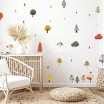 Pumkins Forest Adventure Wall Stickers for Kids Baby Wall Stickers for Kids Room Bedroom Playroom Nursery Living Room D�cor Wall Art Wall Decoration Boho