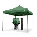 All Seasons Gazebos, Choice Of Colours, 3x3m Heavy Duty, Fully Waterproof, PVC Coated, Premium Pop Up Gazebo, Wheeled carry bag + 4 Leg Weight Bags