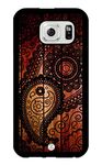 iZERCASE Samsung Galaxy S6 Case Paisley on Wood RUBBER - Fits Samsung Galaxy S6 T-Mobile, AT&T, Sprint, Verizon and International