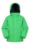 Mountain Warehouse Raptor Kids Ski Jacket, Boys & Girls Snow Coat Green Kids 11-12 Yrs (140-152 cm)