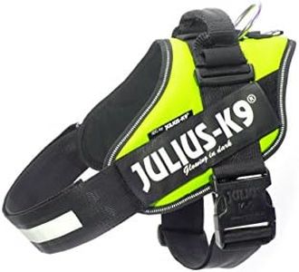 Julius-K9, 16IDC-NE-2, IDC Powerharness, Dog Harness, Size: 2, Neon Green