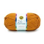 Lion Brand Yarn (1 Skein) 24/7 Cotton® Amber