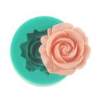 DDU(TM) Rose Flower Double Sugar Cake Chocolate Jelly Pudding Cake Baking Decorating Model DIY Tool