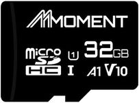 MMOMENT 32GB Micro SD Card, Micro SDHC Memor Card, A1, UHS-I, U1, V10, 1080 Full HD Memory Card for Tablet, Camara, Up to 90MB/s Read, 15MB/s Write Speed, SD Adapter Included