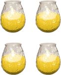 Price's Candles Pack of 4 Citronella Candles | Citronella Candle Perfect for Enjoying Outdoors | Outdoors Great for BBQ's, Picnics or Camping, Yellow