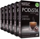 Nespresso Compatible Intenso Coffee Pod Intensity 12/10 Australian Roasted & Packed - 60 Pods (6x10 Pods Pack)