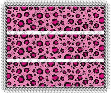 Hottie Spots Pink Leopard Congratulations Birthday Bachelorette Wedding Celebration Cake Borders Designer Prints Edible Cake Decoration B00Q3K1O10