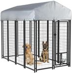 LEMBERI 8x4x6 FT Outdoor Dog Kennel