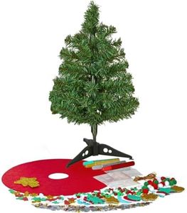 Kid Made Modern 3D Kids Christmas Tree Craft Set - DIY Christmas Ornaments Kits to Decorations for Home - Ideal Cute Christmas Gifts & Fun Xmas Activities (Alternative to Felt Christmas Tree Wall)