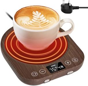 CEROBEAR Coffee Mug Warmer for Desk Cup Warmer for Home Office with Gravity Sensor 9 Temperature Setting(55-85℃) & 9 Hours Auto-on/Off Function for Heating Teapot Plate Coffee Tea Milk Coco Candle