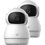 YI 2pc 2K Dome Security Camera, 2.4