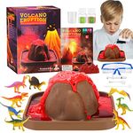 KlayBear Volcano Kit, Erupting Volcano Science Kits for Kids Ages 4-6-8-12, STEM Activities & Learning Educational Toys Gifts for Boys and Girls Chemistry Set, Over 20 Fun Science Experiments