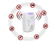 ARLANCH Ultrasonic Pest Repeller to Repel Rats, Cockroach, Mosquito, Home Pest & Rodent Repelling Aid for Mosquito, Cockroaches, Ants Spider Insect Pest Control Electric Pest Repelling (White)