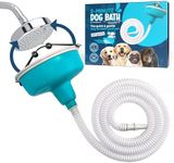 5-MinutePetBath Quick and Gentle Dog Shower Attachment for Shower Head, Portable Pet Wash Station, Dog Washing Kit, Pet Shower Attachment, Dog Shower Head, Shower Hose Attachment, Dog Washing - Green