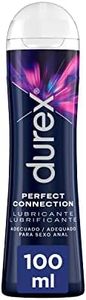 Durex Perfect Connection Lubricante de Base Silicona, Lubricación Duradera, Adecuado también para Sexo Anal, 100 ml