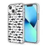 FEIZHIRUNAI Compatible for iPhone 11 Case, Cool Shark Printed Hammerhead Shark Billhead Shark iPhone Case Shockproof Protective Clear Soft TPU Case Gift for Girls Women