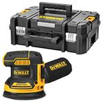 DEWALT DCW210NT-XJ-Rotorbital Sander brushes XR 18V ​​without charger/battery, Black/Yellow