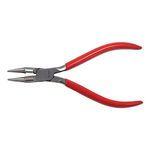 The Beadsmith Platinum Series Combo Round Nose and Cutter (Rosary Plier) with PVC Handles – German Quality – 5.5 inches (140mm)